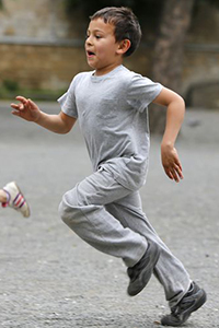 boy running